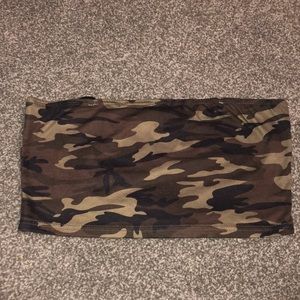 Camo Tube Top L